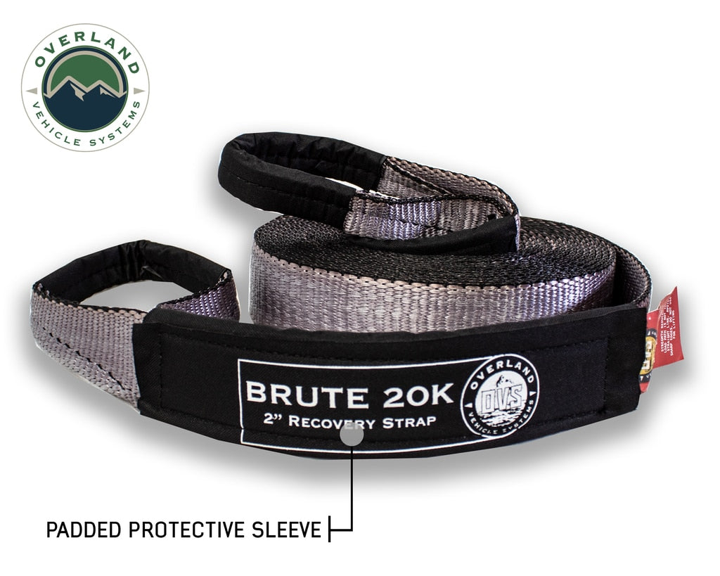OVS | Tow Strap | Tow Strap 2" x 30' 20,000 LB. Gray W/ Black Ends | 19059916