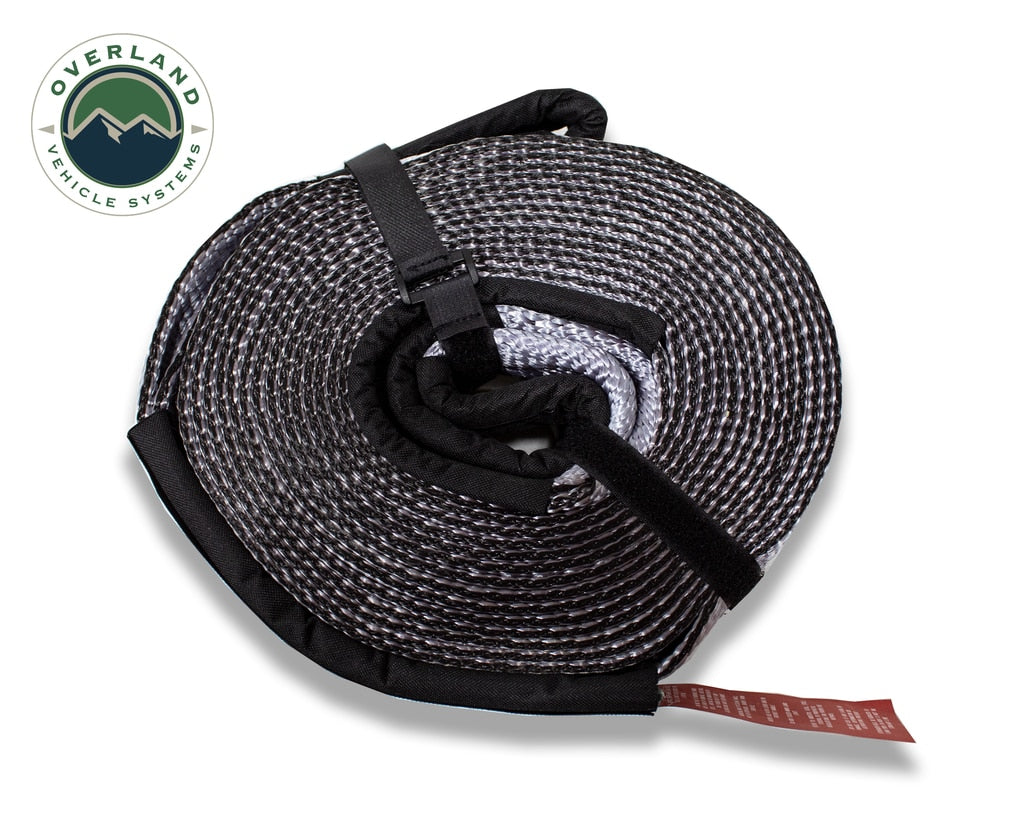 OVS | Tow Strap | Tow Strap 3" x 30' 30,000 LB. Gray With Black Ends & Storage Bag | 19069916