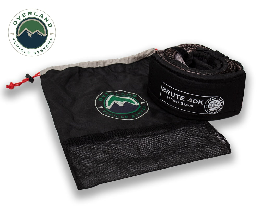OVS | Tow Strap | Tree Saver Tow Strap 40,000 lb. 4" x 8' Gray With Black Ends & Storage Bag | 19079916