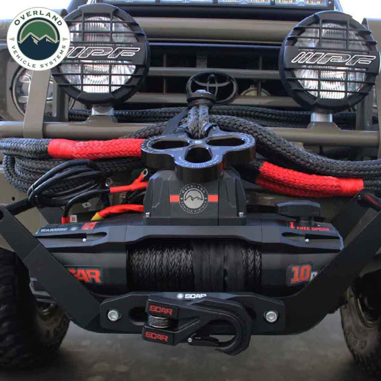 OVS | Winches | SCAR 10S - 10,000 lbs. Rated Synthetic Rope Winch | 19099901