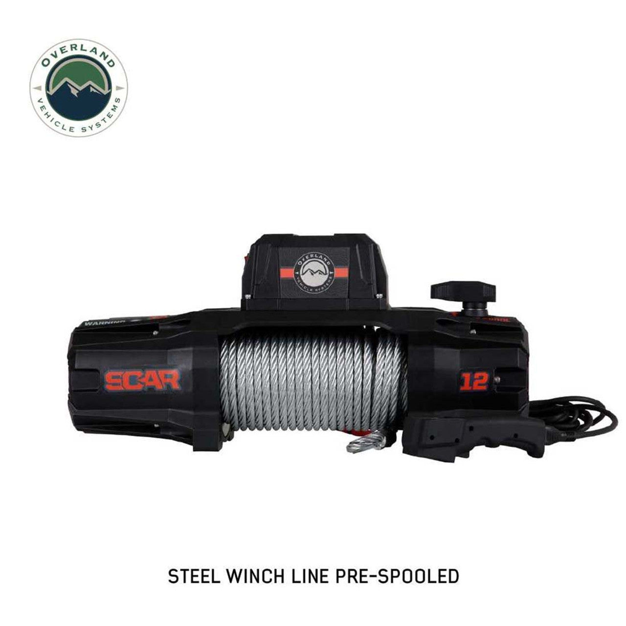 OVS | Winches | SCAR 12 - 12,000 lbs. Rated Steel Cable Winch | 19119901