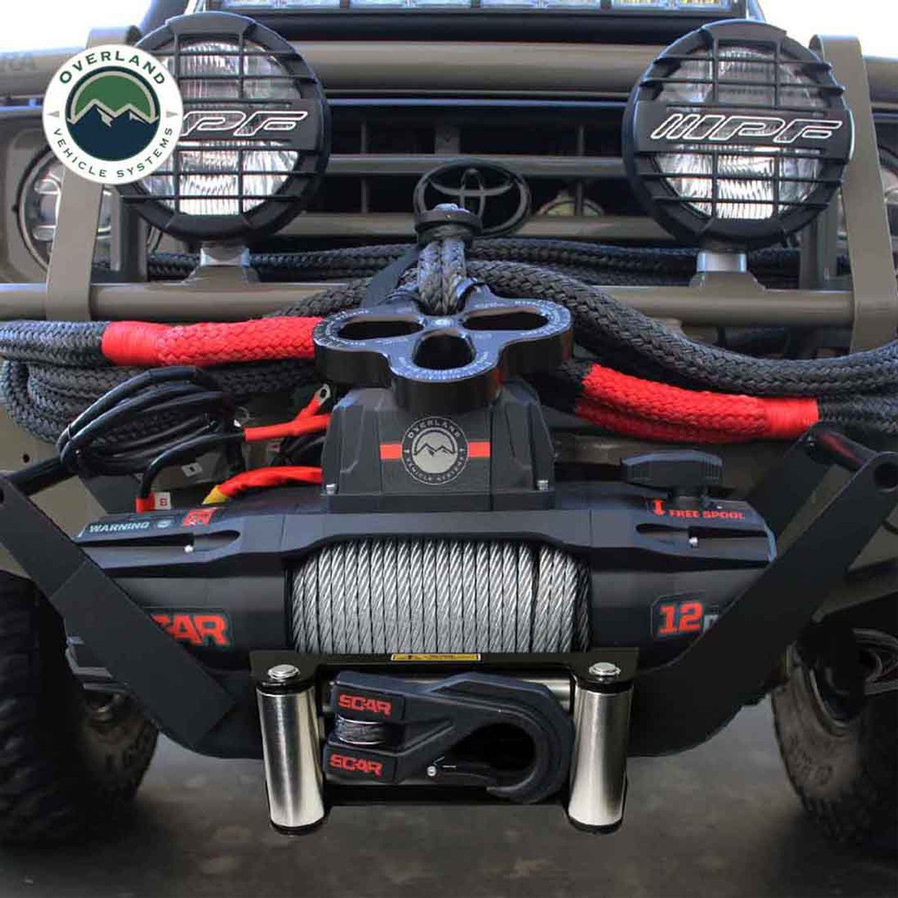 OVS | Winches | SCAR 12 - 12,000 lbs. Rated Steel Cable Winch | 19119901