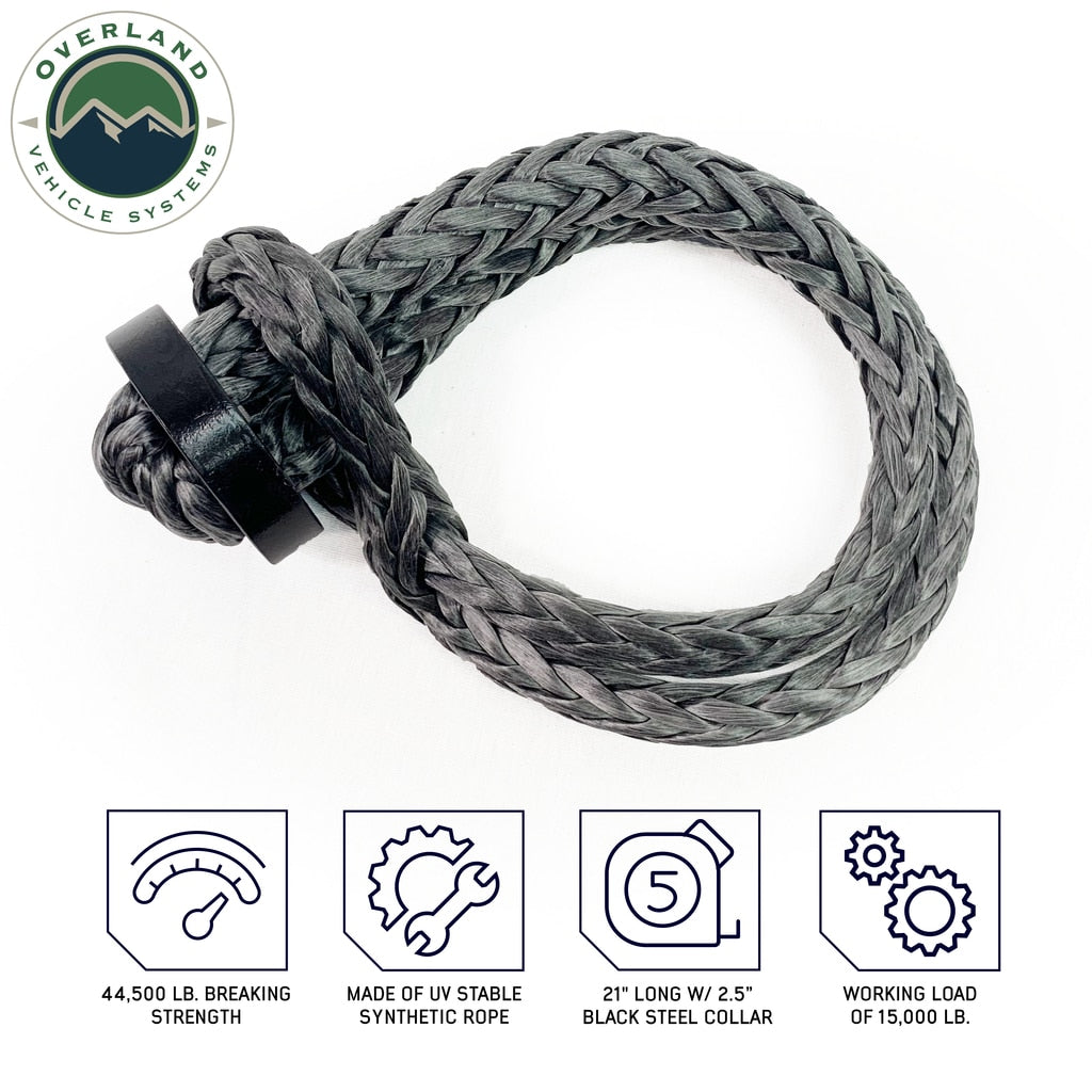 OVS | Soft Shackle | Soft Shackle 7/16" x 22" 41,000 LB. with Collar & Storage Bag | 19139919