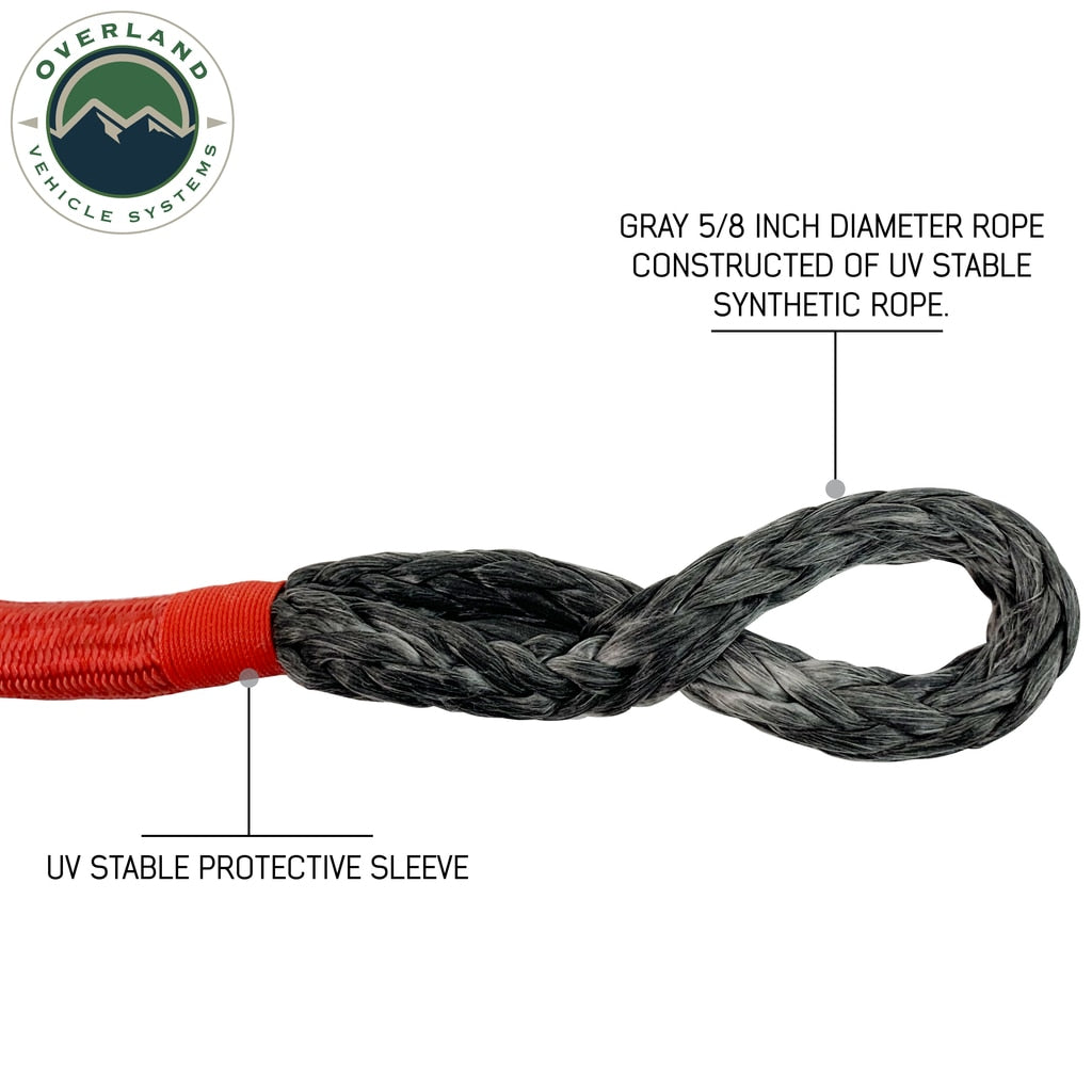 OVS | Soft Shackle | Soft Shackle 5/8" x 23" 44,500 LB. with Loop and Abrasive Sleeve with Storage Bag | 19149903