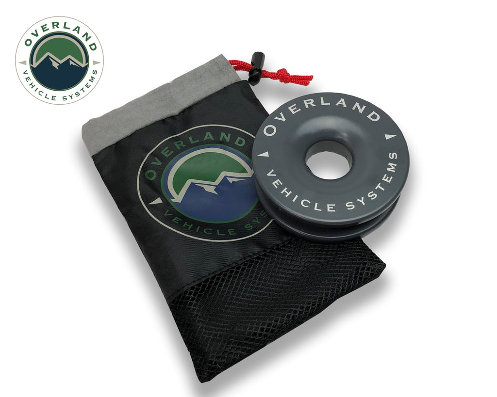 OVS | Winch Shackle | Recovery Ring 4.00" 41,000 lb. Gray With Storage Bag | 19230003