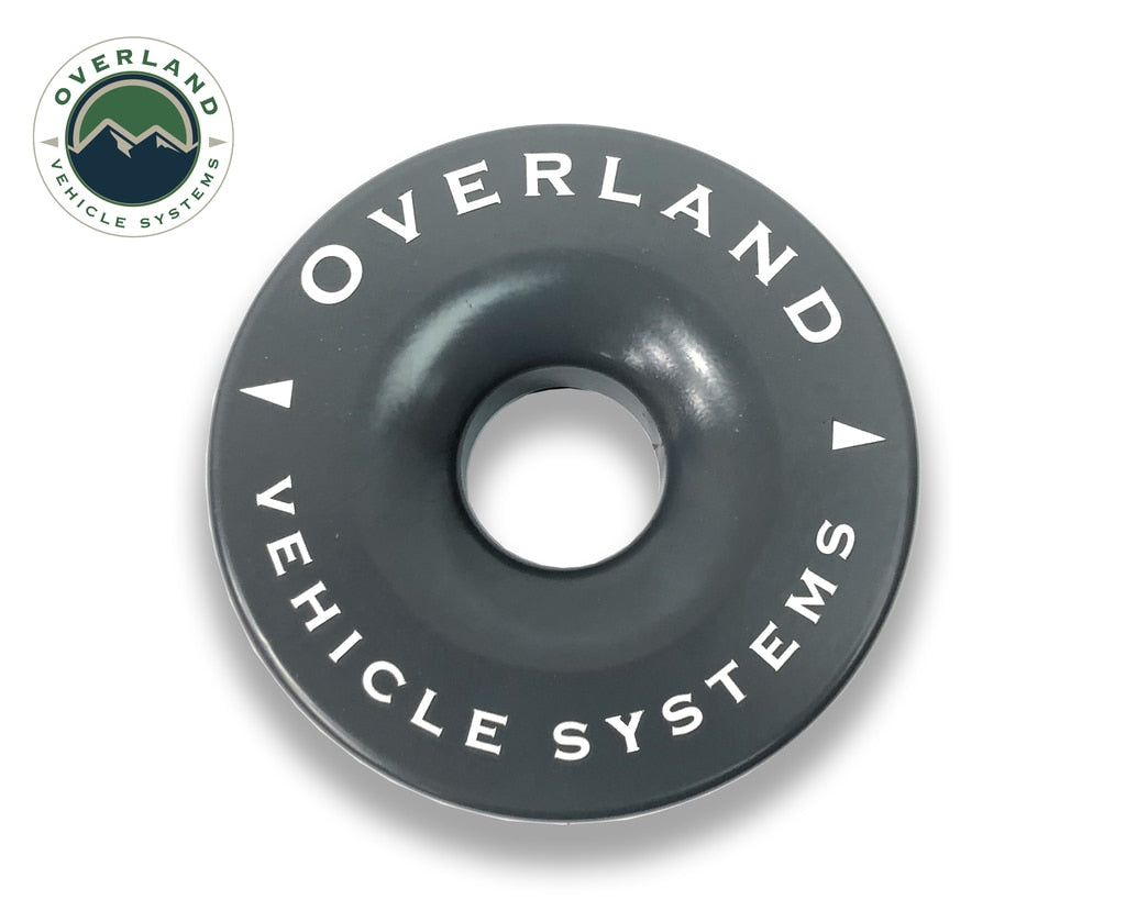 OVS | Winch Shackle | Recovery Ring 4.00" 41,000 lb. Gray With Storage Bag | 19230003