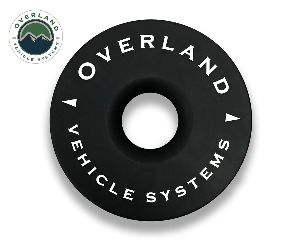 OVS | Winch Shackle | Recovery Ring 6.25" 45,000 lb. Black With Storage Bag | 19240004