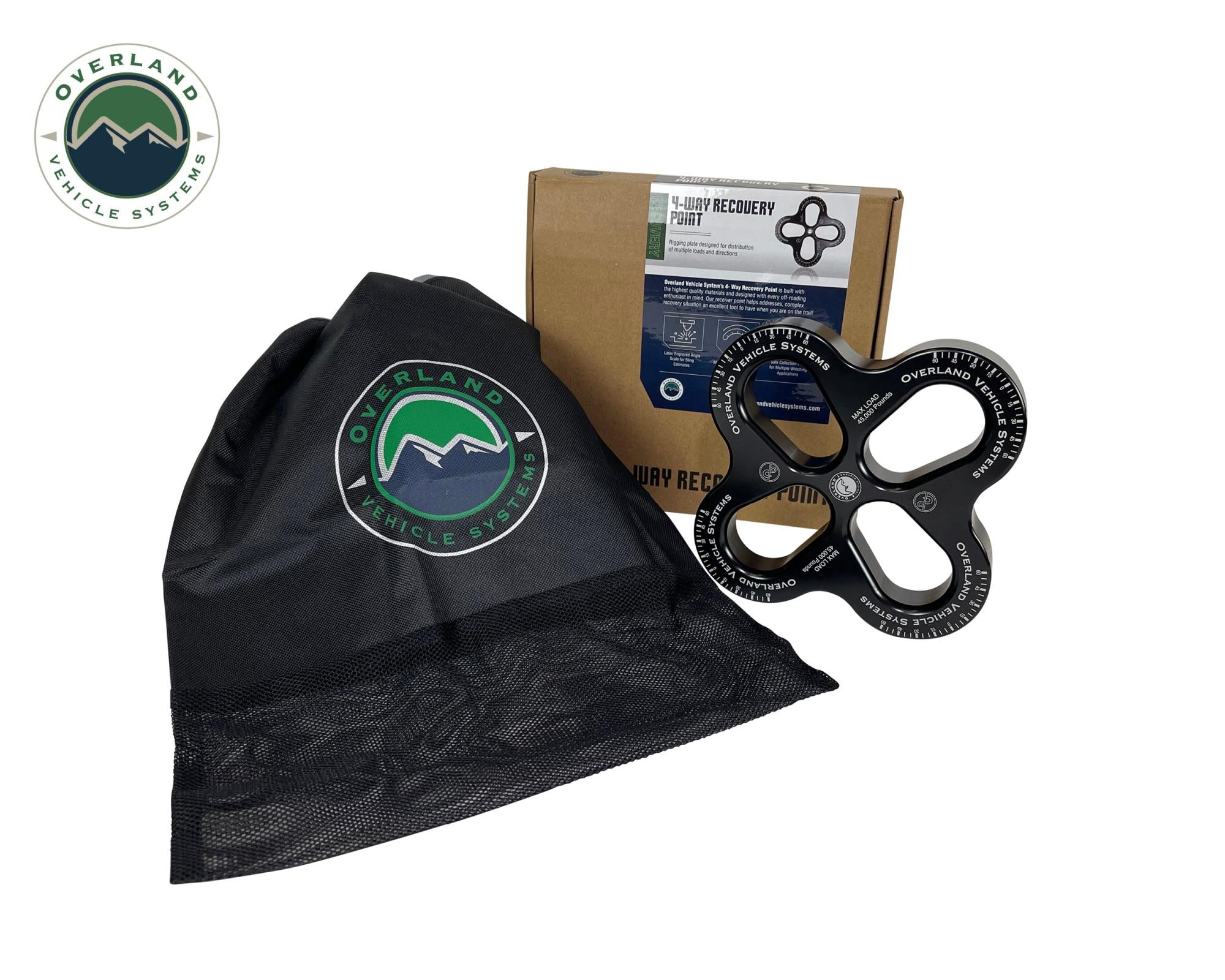 OVS | Recovery Kit | Overland Vehicle Systems Recovery Distribution Link Load Plate Overland Vehicle Systems | 19250005