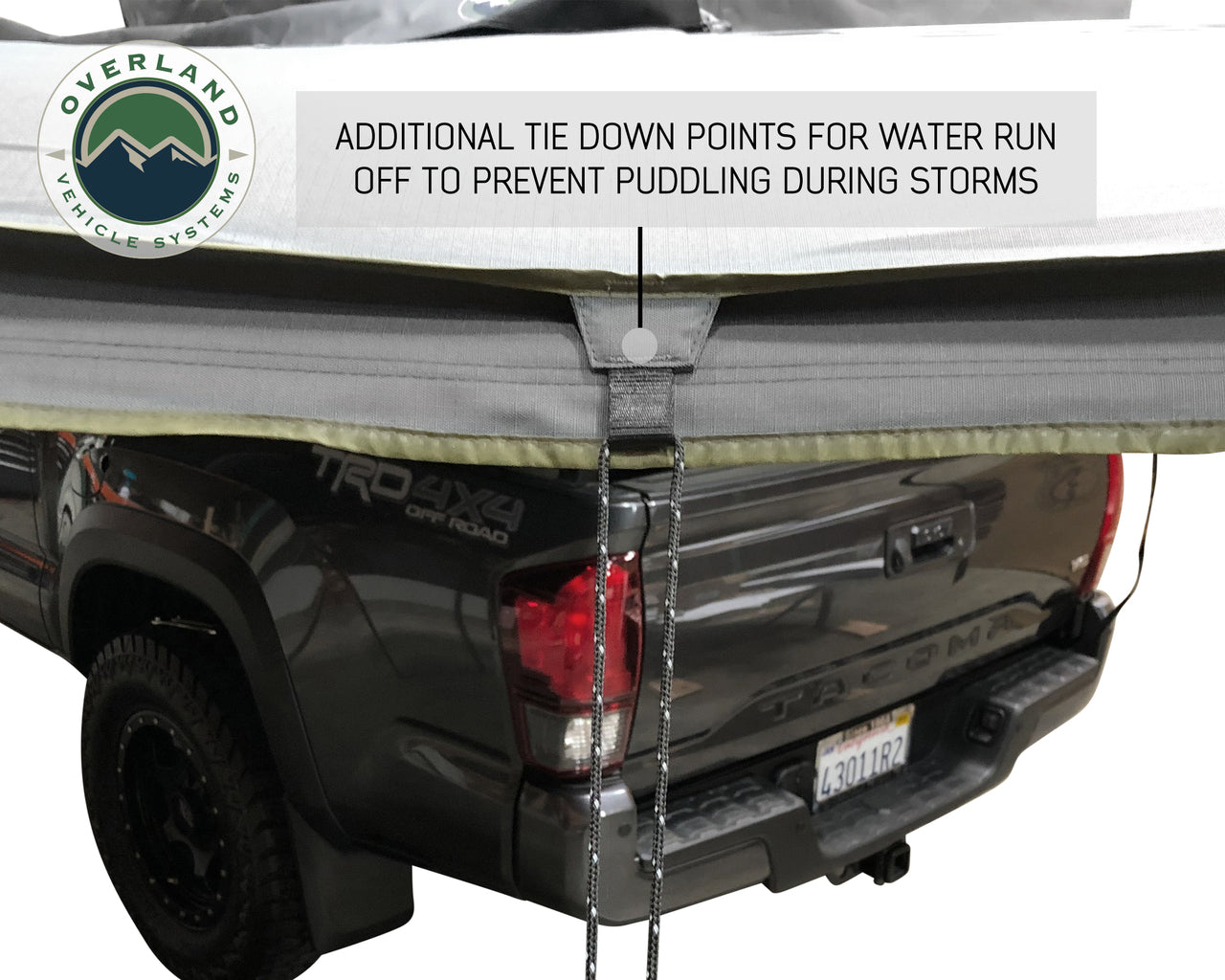 OVS | Roof Top Tent | HD Nomadic 180 Degree Awning with Bracket Kit for Mid - High Roofline Vans | 19609908