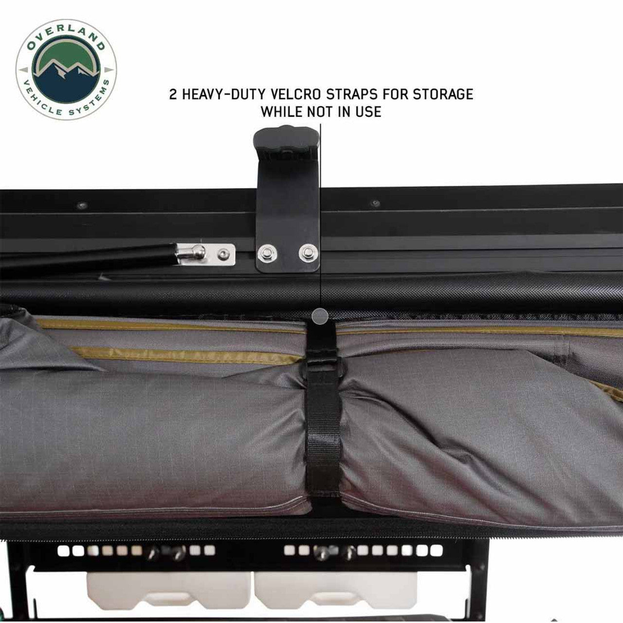 OVS | Portable Awning | HD Nomadic 180 LTE - Awning, Grey Body, Green Trim and Black Travel Cover Overland Vehicle Systems | 19609917