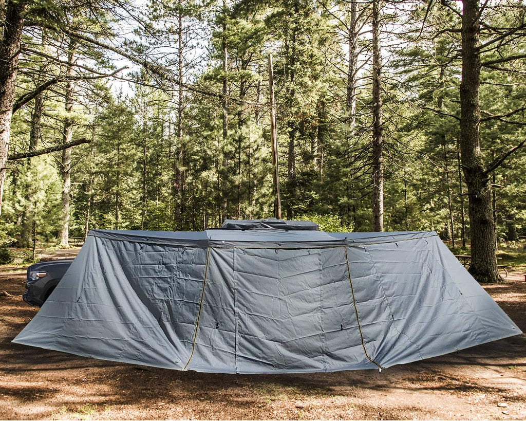 OVS | Portable Awning | Nomadic Awning 180 With Zip In Wall 180 Awning With Walls Overland Vehicle Systems | 19619907