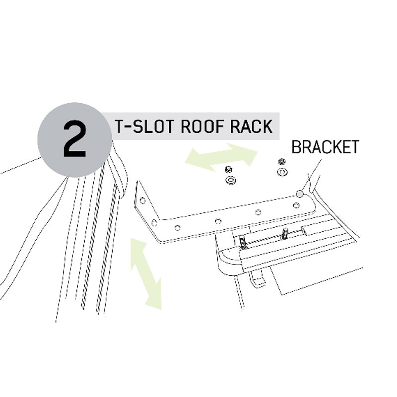 OVS | Tent Annex Room | HD Nomadic 180 Degree LTE Awning & Wall Kit Combo Overland Vehicle Systems | 19619917