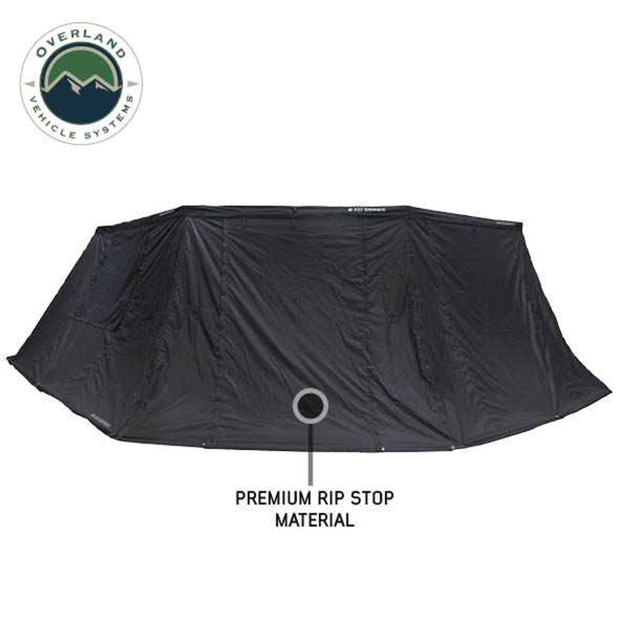 OVS | Portable Awning | XD Nomadic 270 - Awning Wall 3 W/Black Out, Driver Side, Black Body, Black Trim W/Storage Bag Overland Vehicle Systems | 19690007