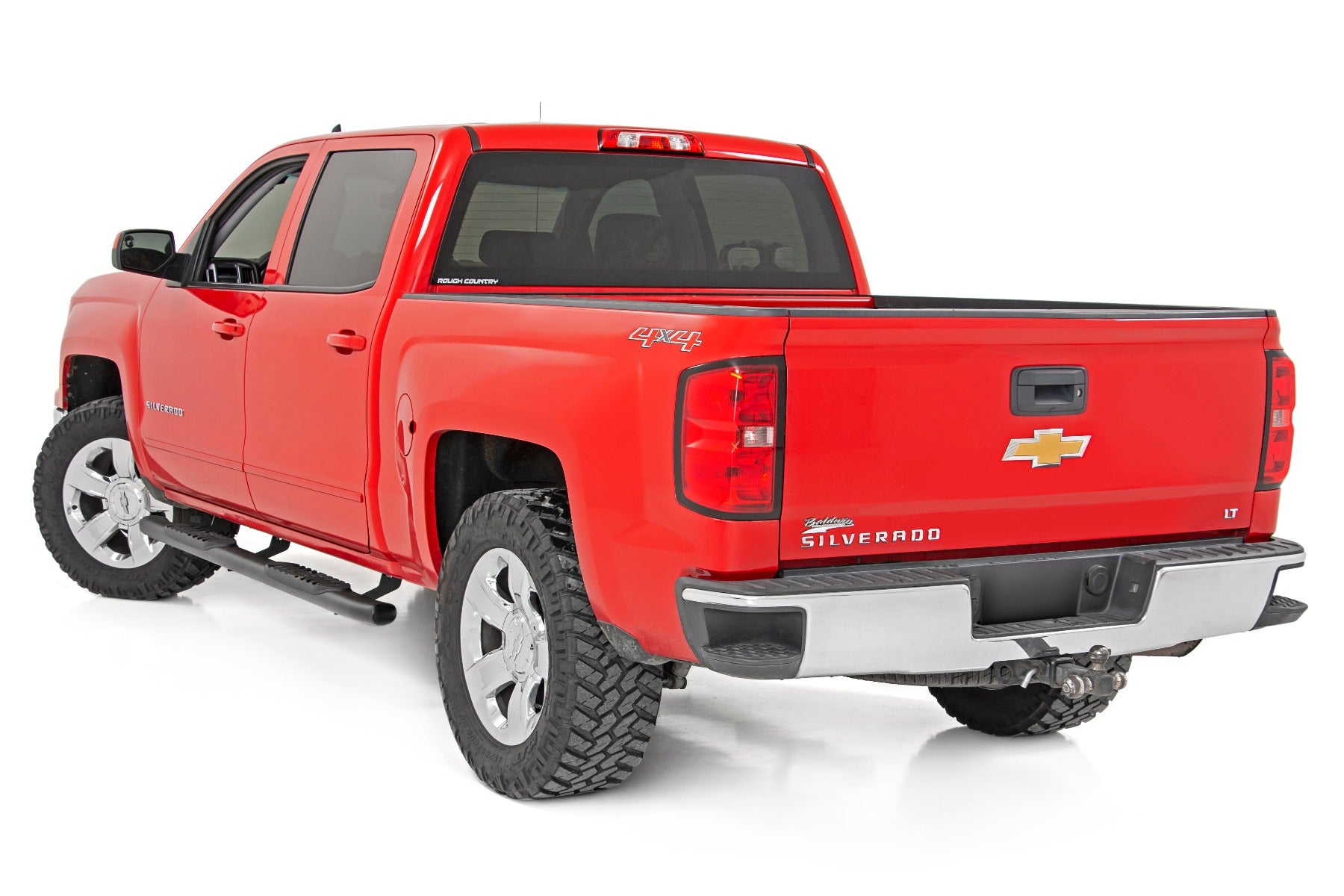 Rough Country | Nerf Bars | GM Oval Nerf Step Bars (07-18 GM 1500, 07-19 2500HD/3500 HD, 19 Classic Crew Cab) Rough Country | 21001