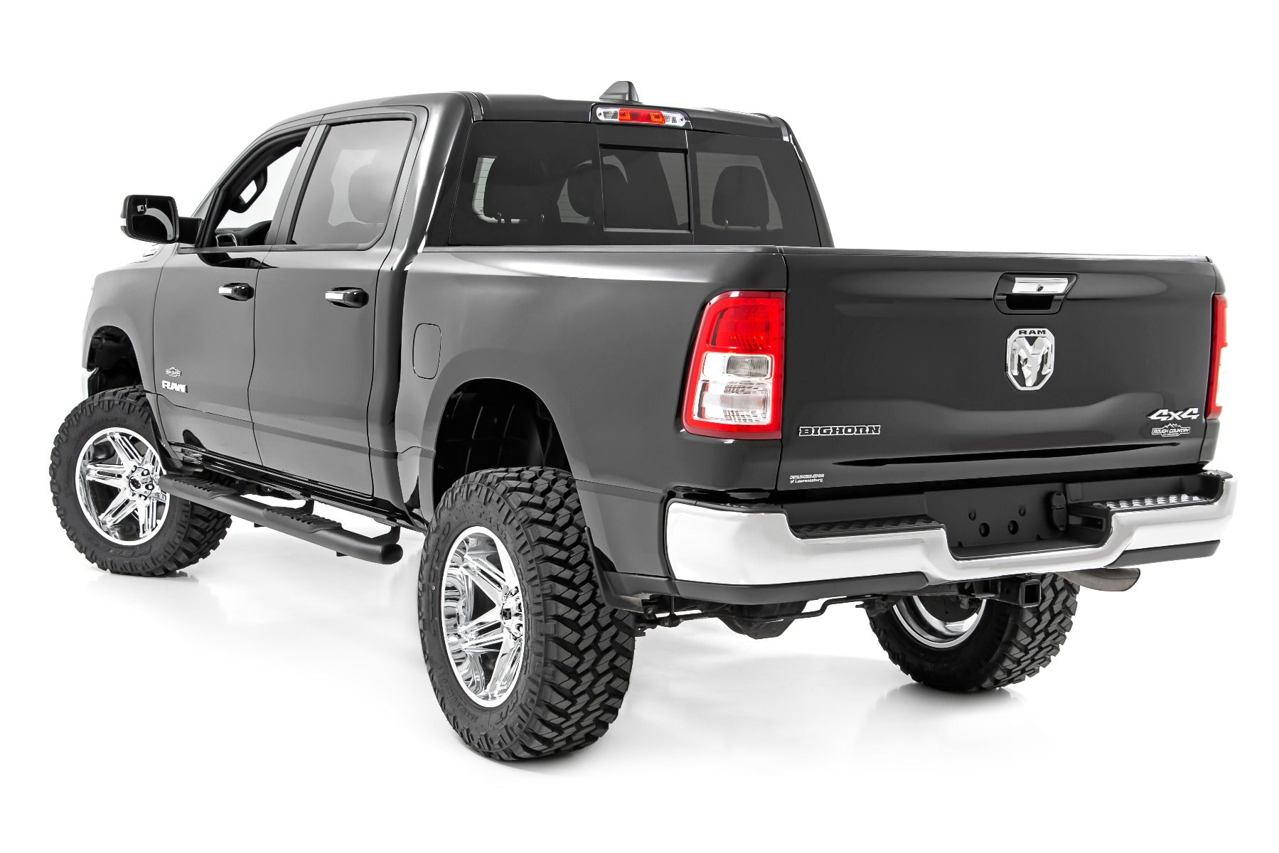 Rough Country | Nerf Bars | Dodge Oval Nerf Step Bars (19-20 Ram Crew Cab) Rough Country | 21004