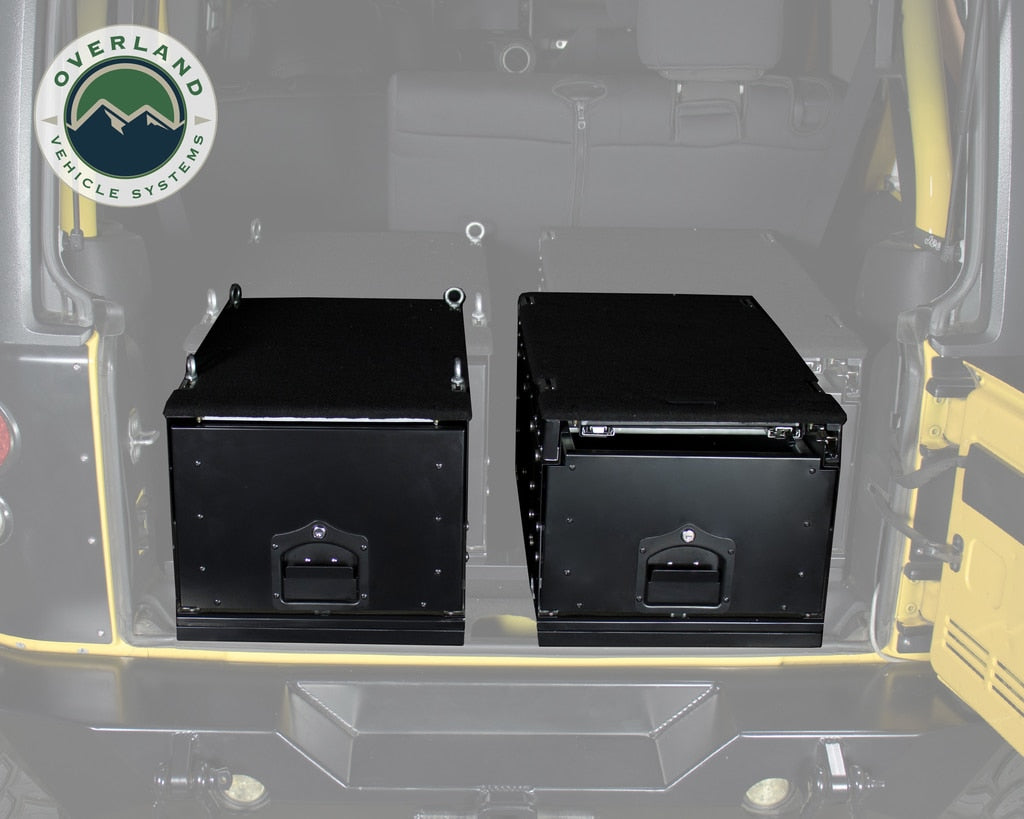 OVS | Cargo Box | Camping Cargo Box With Slide Out Drawer & Working Station Overland Vehicle Systems | 21010201