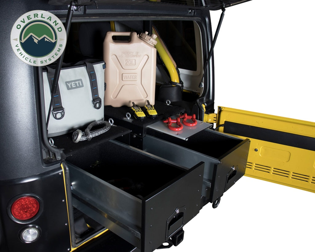 OVS | Cargo Box | Camping Storage Box Cargo Box With Slide Out Drawer Overland Vehicle Systems | 21010301