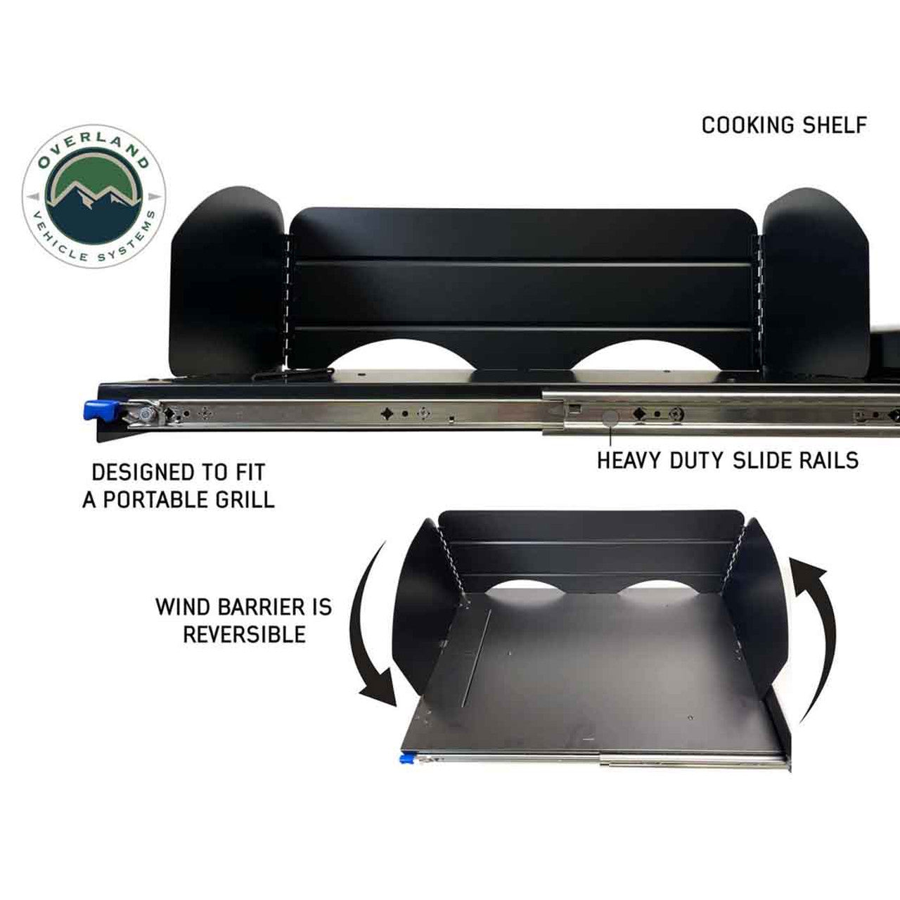OVS | Cargo Box | Cargo Box Kitchen With Slide Out Sink, Cooking Shelve and Slide Out Work Station Overland Vehicle Systems | 21010401