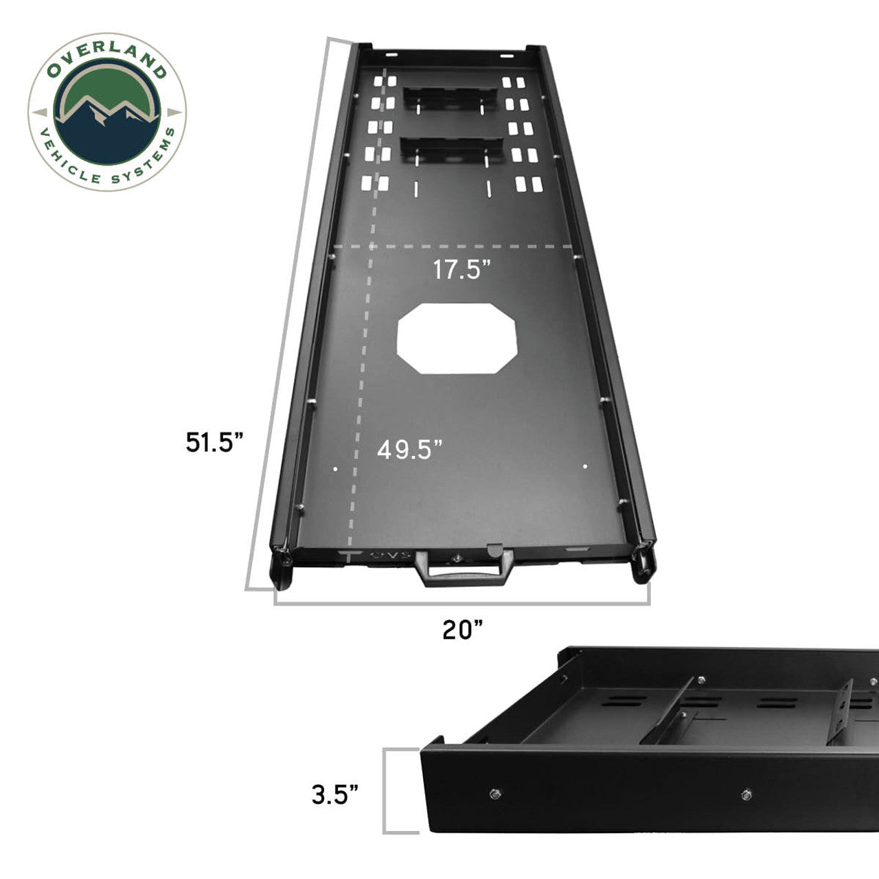 OVS | Refrigerator Accessory | Heavy Duty Fridge Slide Overland Vehicle Systems | 21010504