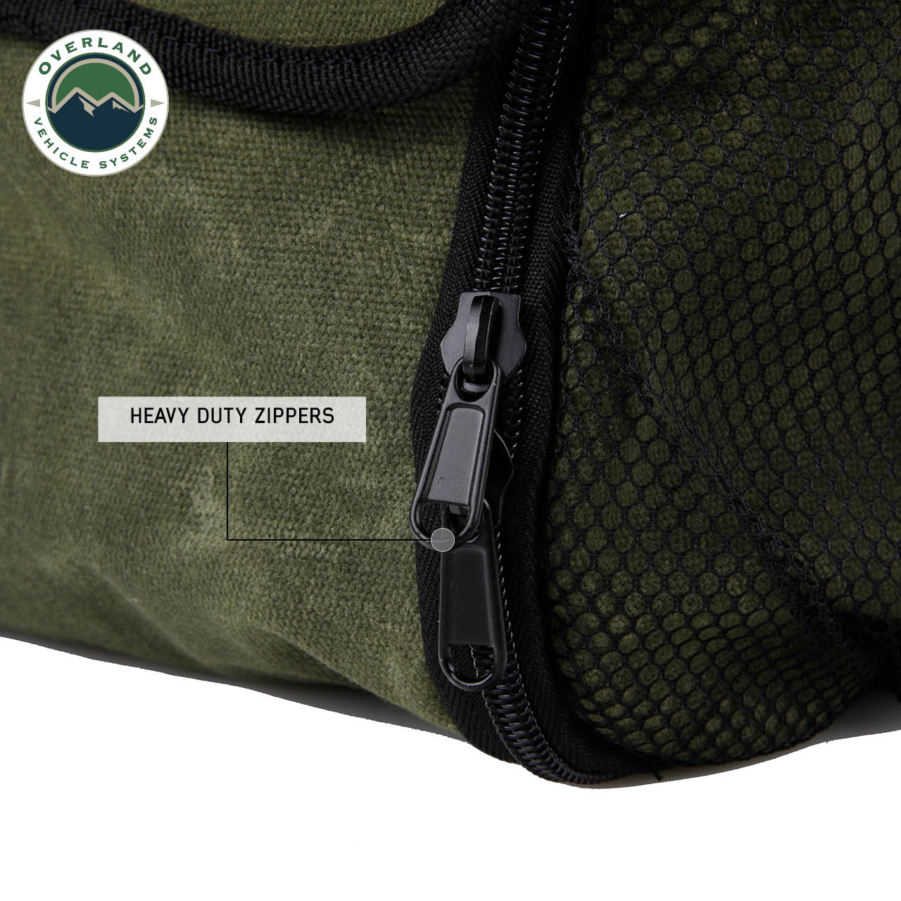 OVS | Tote Bag | Overnight Bag with Handle & Straps - #16 Waxed Canvas Storage | 21039941