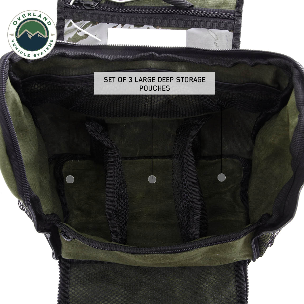 OVS | Tote Bag | Overnight Bag with Handle & Straps - #16 Waxed Canvas Storage | 21039941