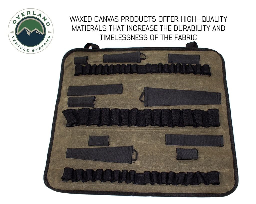 OVS | Tool Bag | Rolled Socket Organizer Storage Bag - #16 Waxed Canvas | 21089941