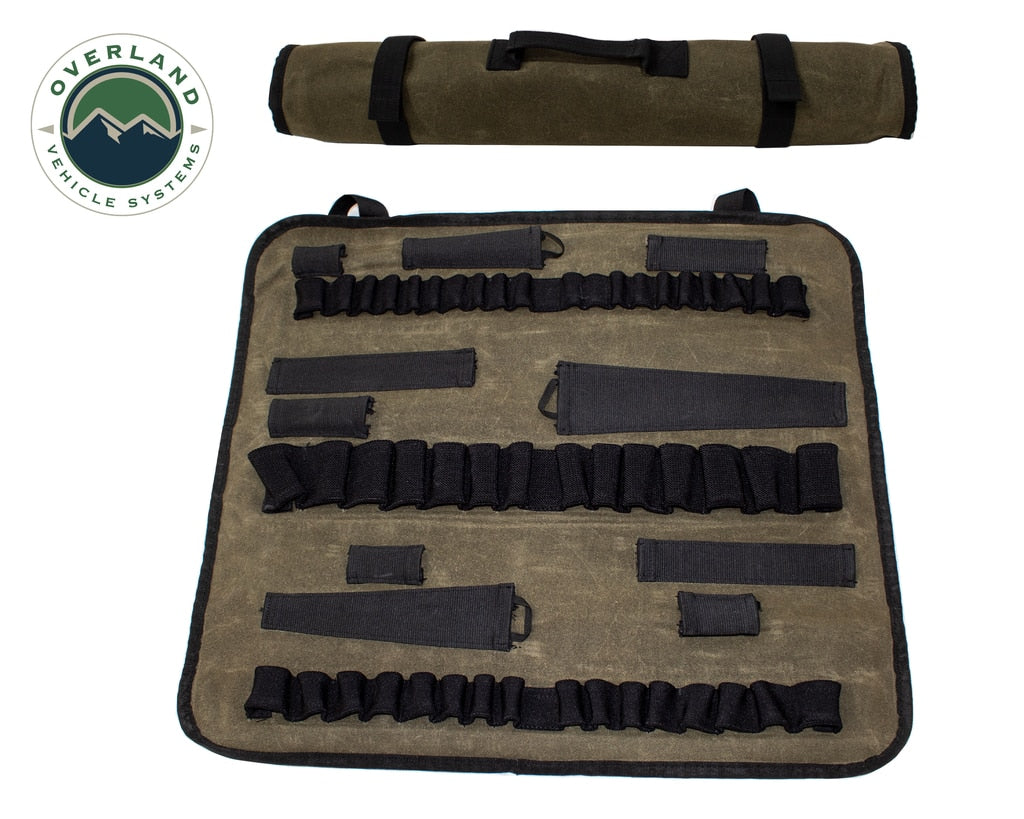 OVS | Tool Bag | Rolled Socket Organizer Storage Bag - #16 Waxed Canvas | 21089941