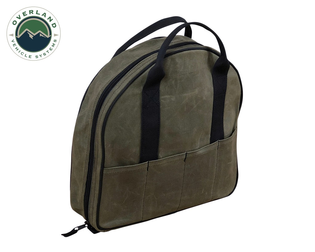 OVS | Jumper Cables | Jumper Cable Bag #16 Waxed Canvas Durable Storage Solution Overland Vehicle Systems | 21129941