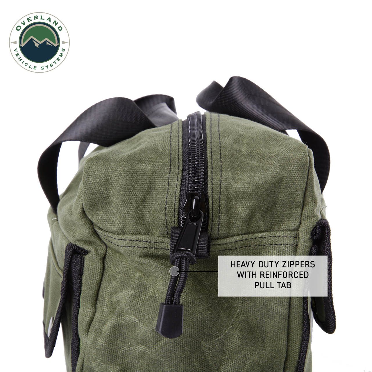 OVS | Tote Bag | Small Duffle Bag with Handle & Straps - #16 Waxed Canvas Storage | 21169941