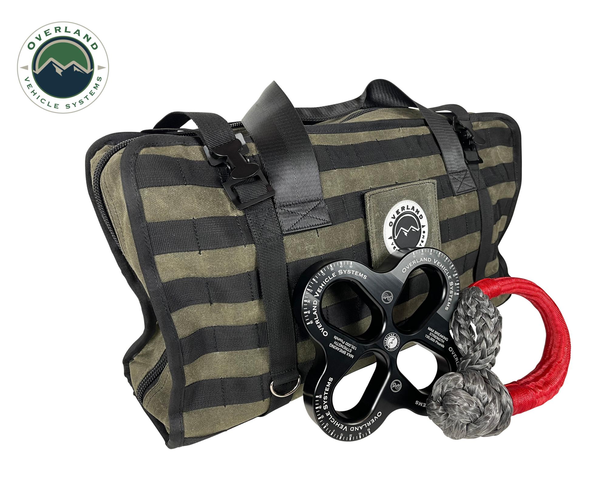 OVS | Tote Bag | Large Recovery Bag with Handle & Straps - #16 Waxed Canvas Storage | 21179941