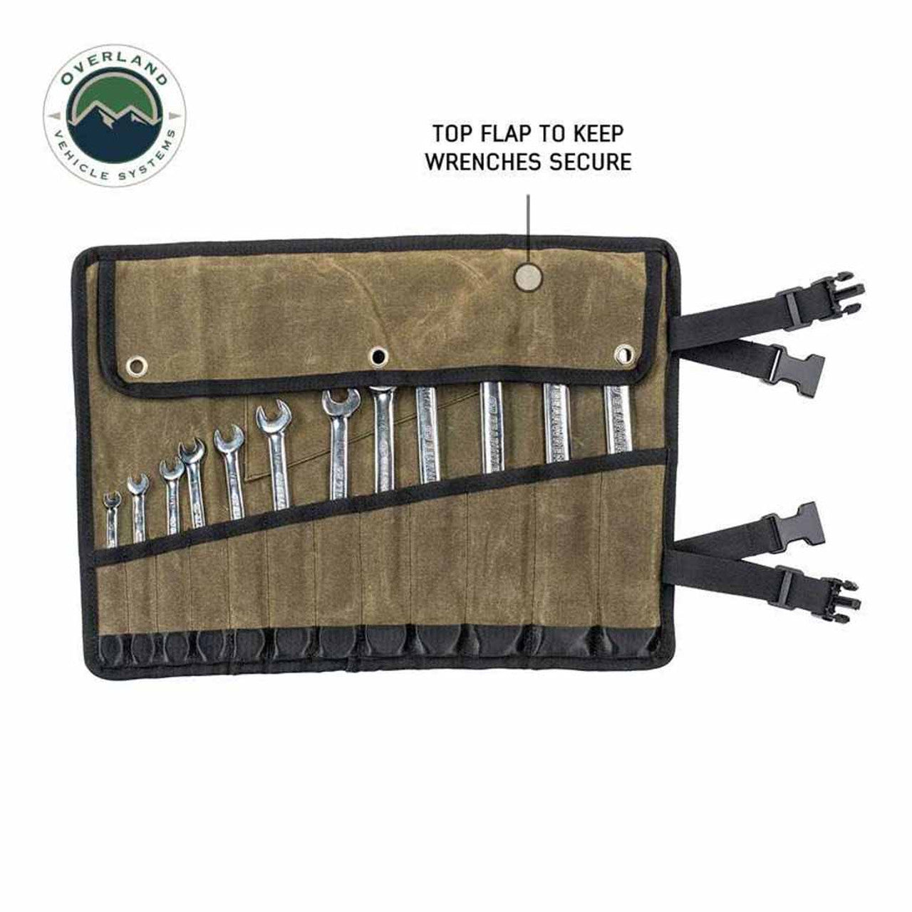 OVS | Wrench | Small Wrench Tool Roll (12 Slot) Number 16 Waxed Canvas | 21209941