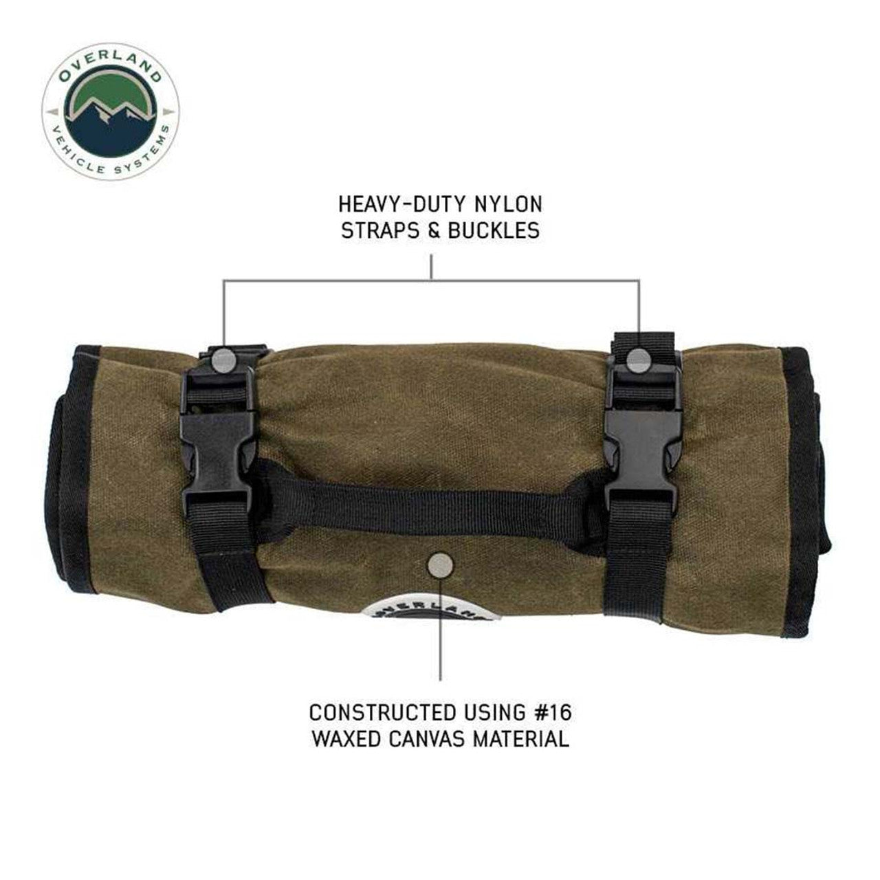 OVS | Wrench | Small Wrench Tool Roll (12 Slot) Number 16 Waxed Canvas | 21209941