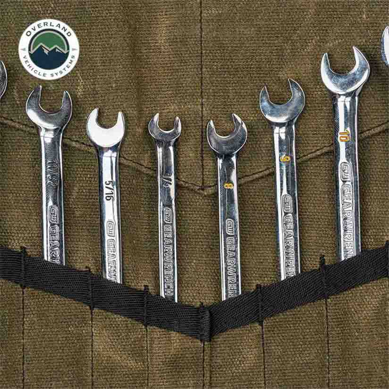 OVS | Wrench | Small Wrench Tool Roll (12 Slot) Number 16 Waxed Canvas | 21209941