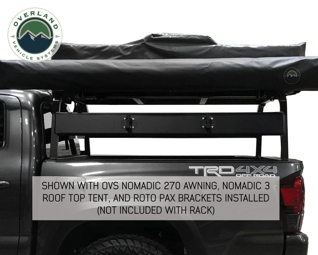 OVS | Truck Bed Rack | Tacoma Bed Rack Discovery Rack Tacoma Short Bed Black Overland Vehicle Systems | 22020401