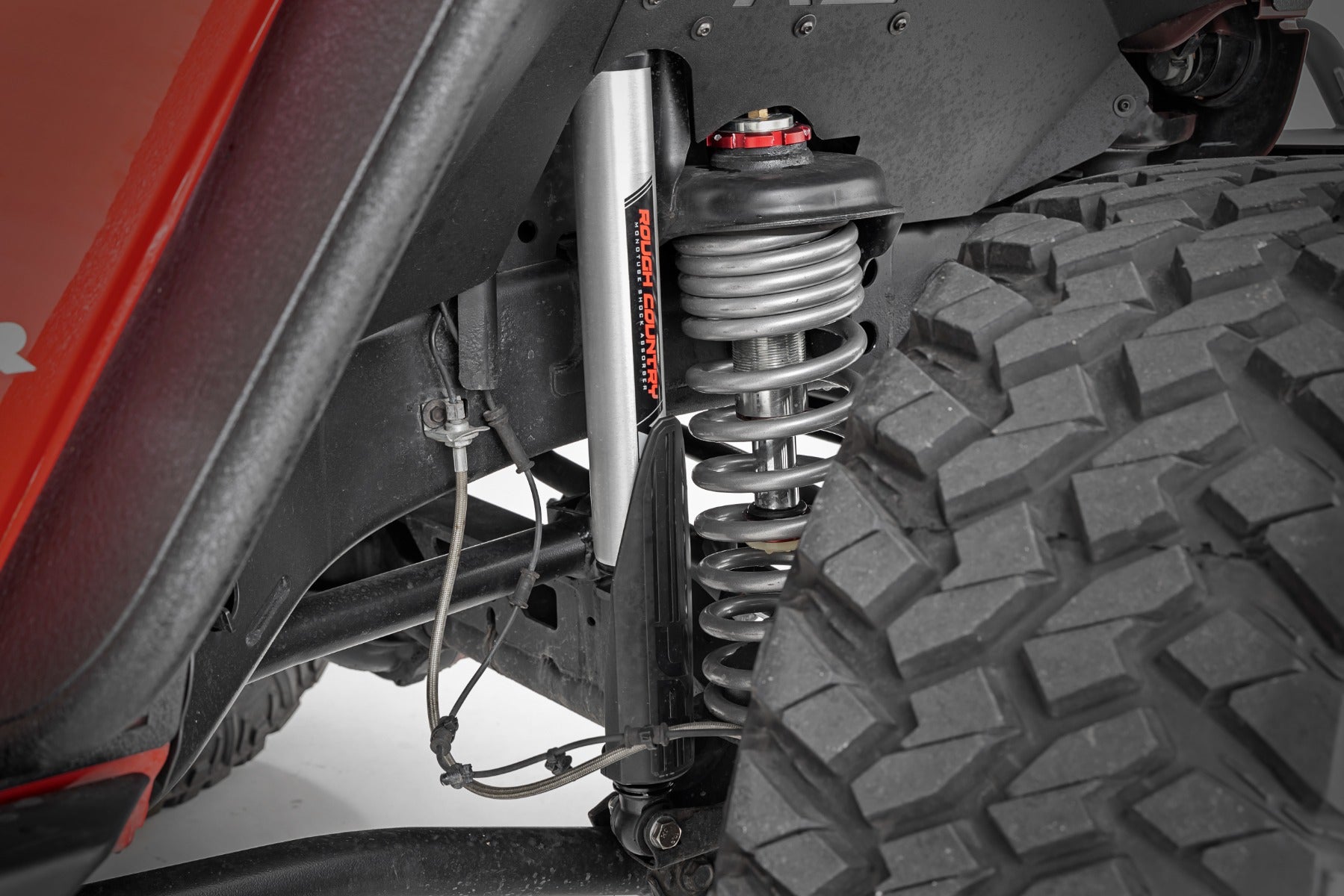 Rough Country | Shock Absorber | V2 Shock Shaft Protector Rough Country | 243300