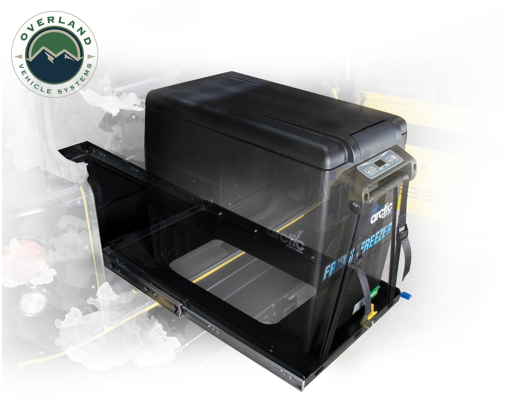 OVS | Refrigerator Accessory | Overland Refrigerator Tray - Small Size, with Slide and Tilt Overland Vehicle Systems | 25049801