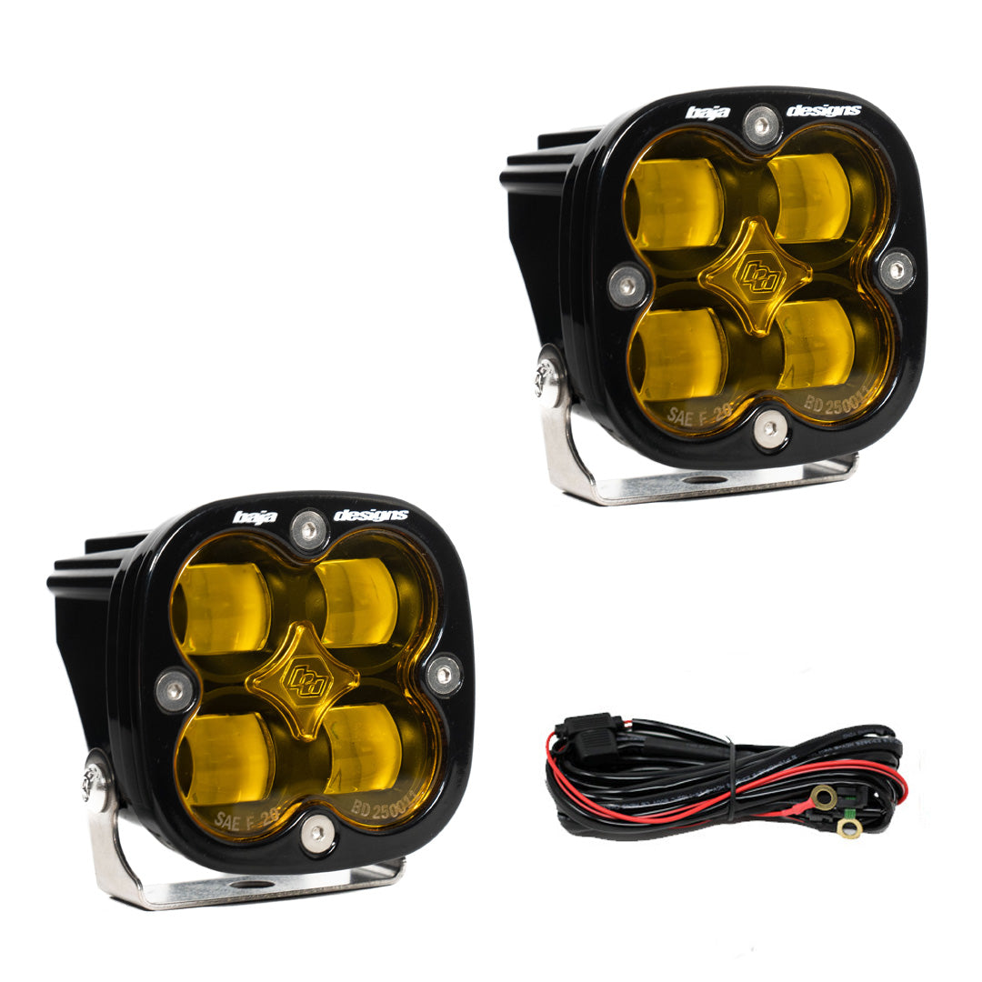 Baja Designs | Fog Lights | Squadron SAE Pair LED Spot Amber Baja Designs | 257811