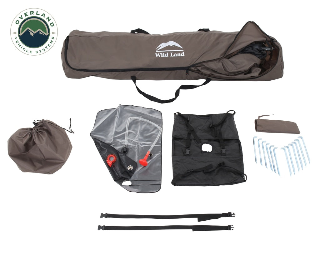 OVS | Tent Annex Room | OVS Portable Privacy Room with Shower, Retractable Floor and Amenity Pouches and More – Quick Set Up | 26019910
