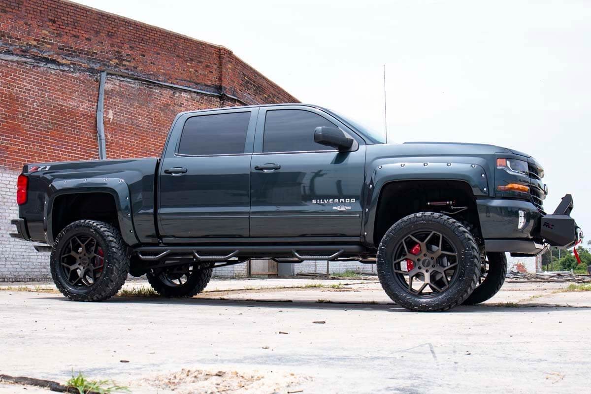 Rough Country | Lift Kits | 7 Inch Lift Kit Bracket Vertex/V2 Shks 14-16 Chevy/GMC 1500 Rough Country | 29857