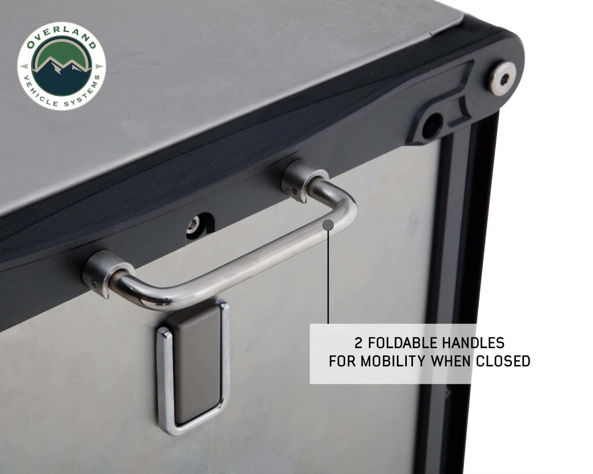 OVS | Table / Snack Tray | Komodo Camp Kitchen - Dual Grill, Skillet, Folding Shelves, and Rocket Tower - Stainless Steel | 30100001