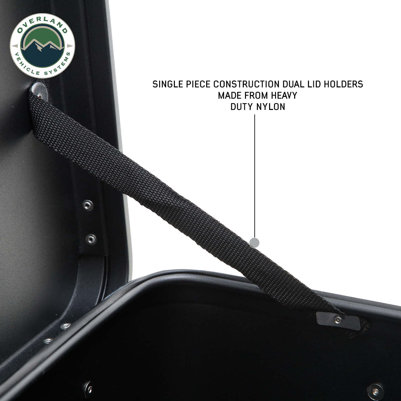 OVS | Cargo Box | Aluminum Storage Box Durable 53QT Storage Solution Overland Vehicle Systems | 30100201