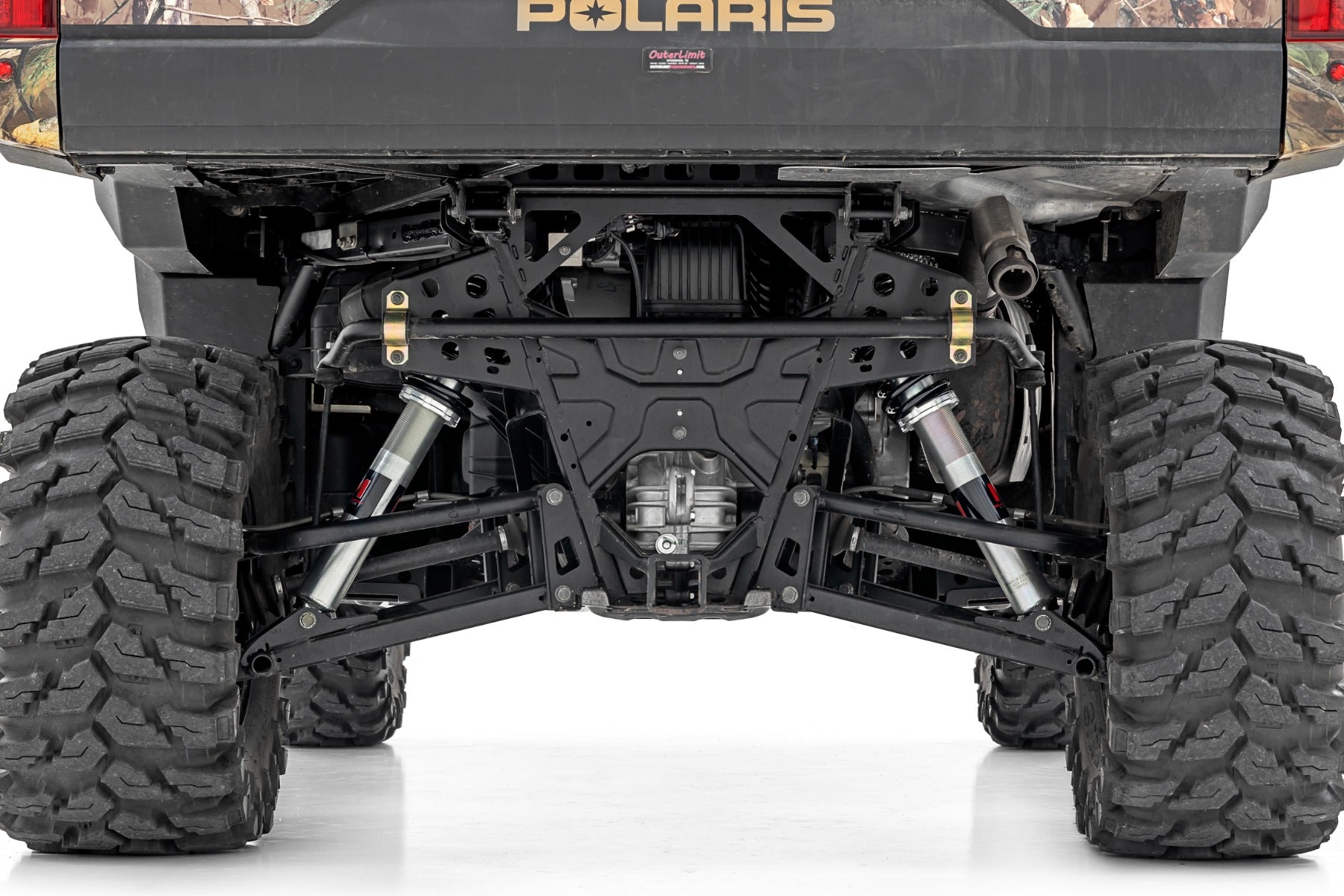 Rough Country | Coil Over Shock Absorber | M1 Rear Coil Over Shocks 0-2 Inch Polaris Ranger XP 1000/Ranger XP 1000 Crew (17-22) Rough Country | 301002
