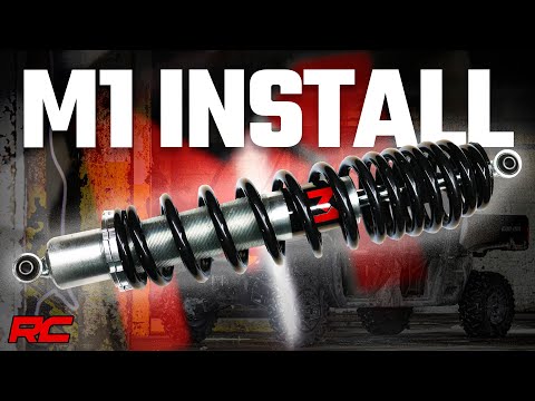 Rough Country | Coil Over Shock Absorber | M1 Rear Coil Over Shocks 0-2 Inch Can-Am Defender (16-22) Rough Country | 301004
