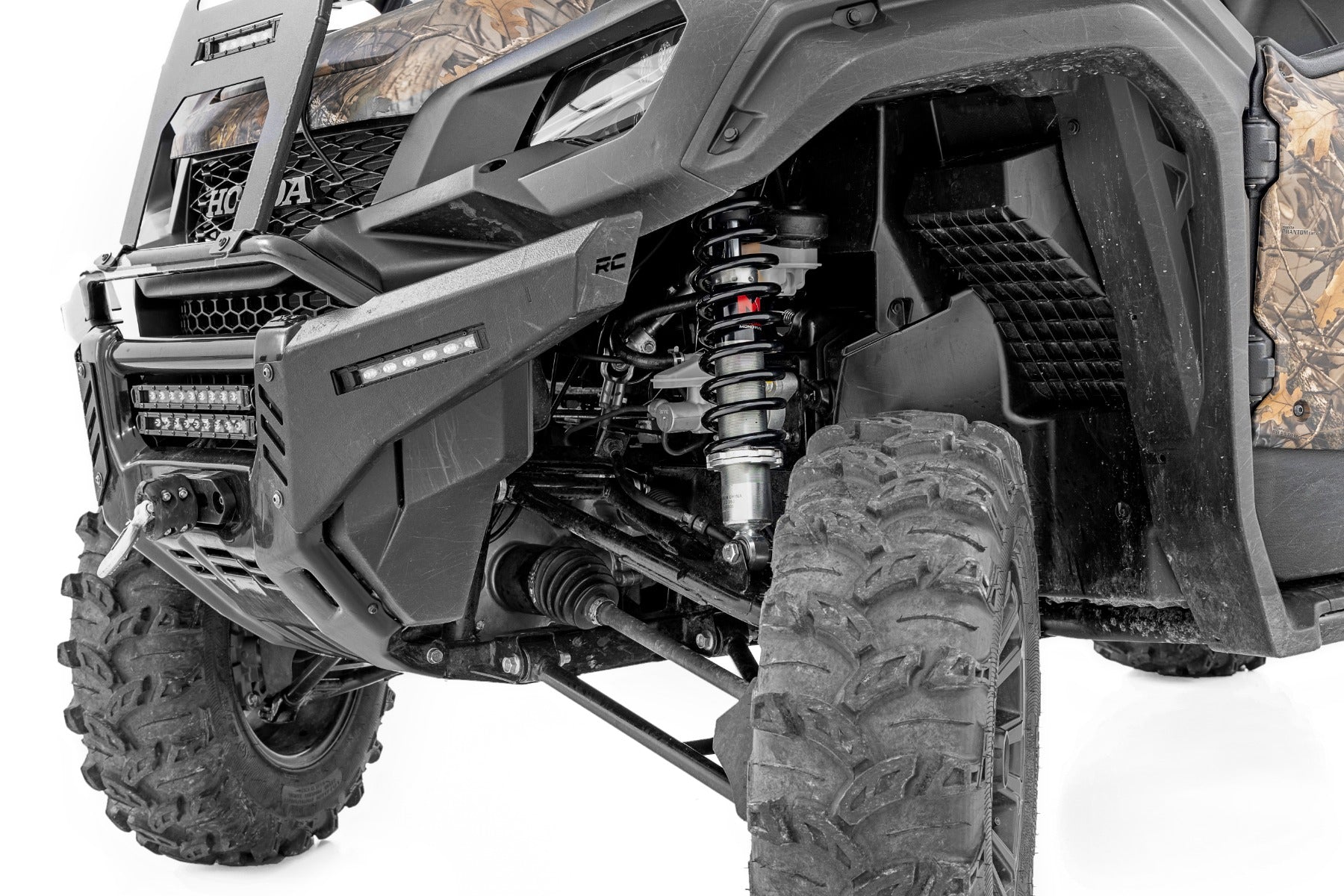 Rough Country | Coil Over Shock Absorber | M1 Front Coil Over Shocks 0-2 Inch Honda Pioneer 1000/Pioneer 1000-5 (16-21) Rough Country | 301005