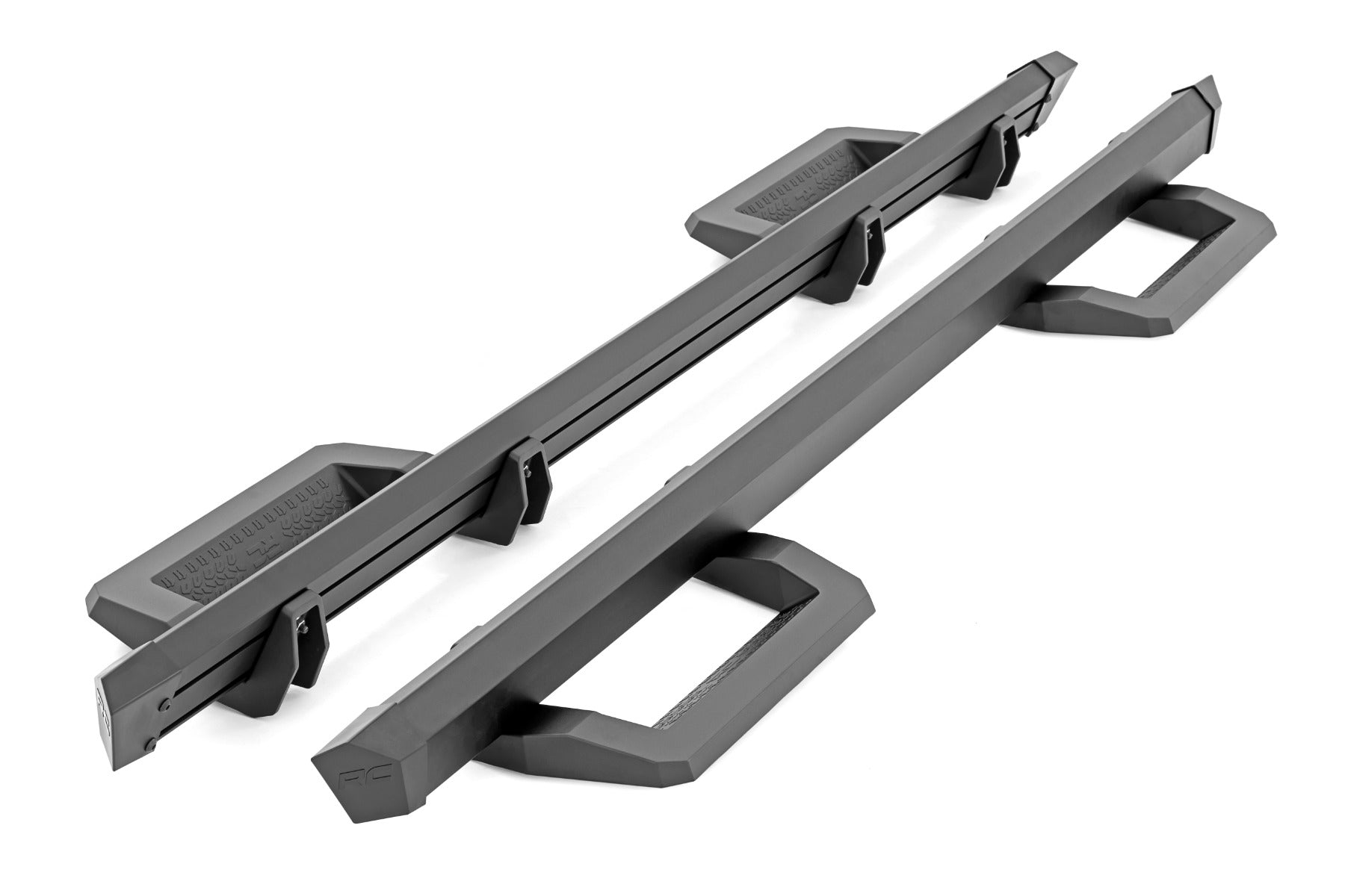 Rough Country | Side Steps | SR2 Adjustable Aluminum Steps Crew Cab 19-Up Ram 1500 2WD/4WD Rough Country | 32002