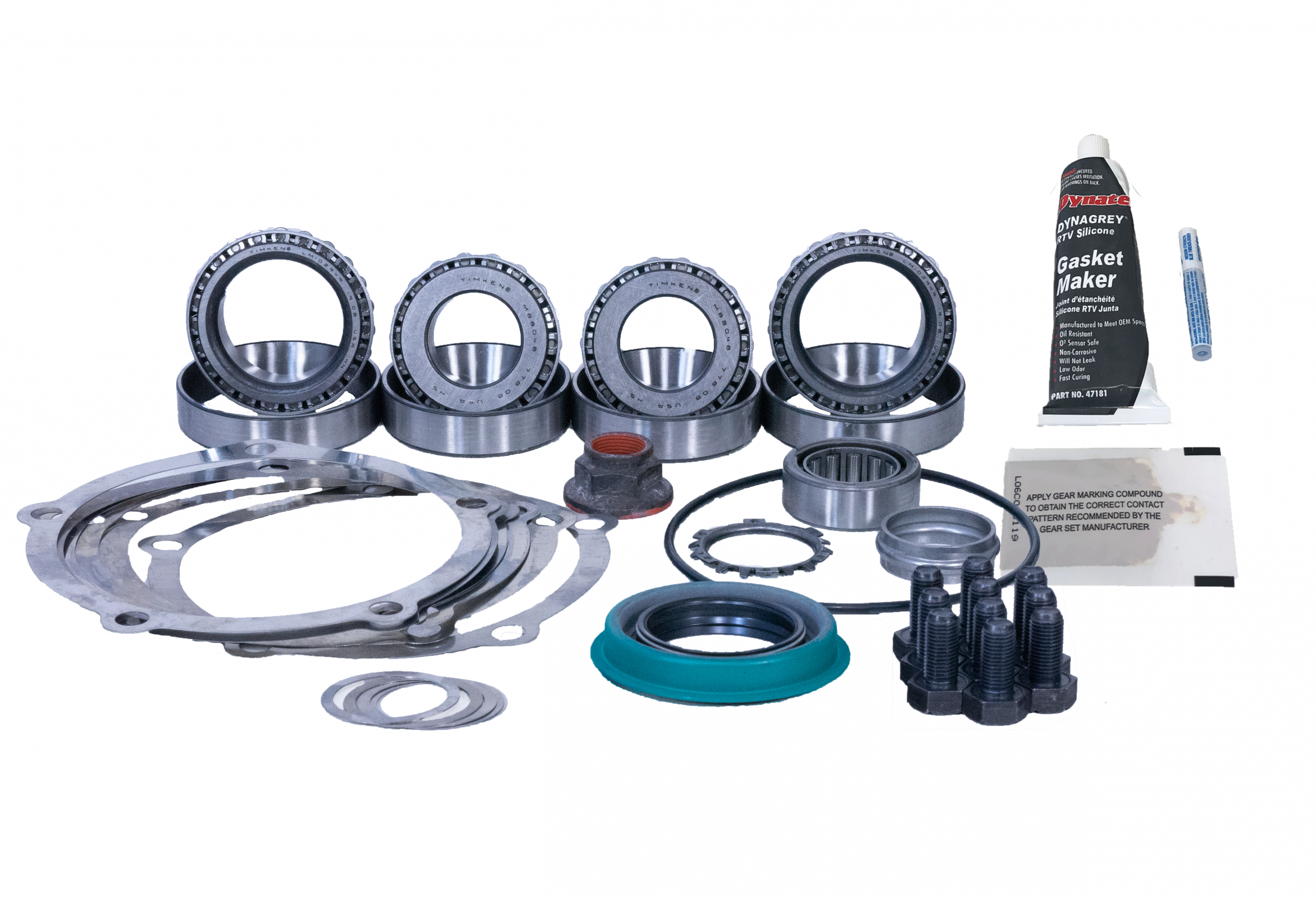 Ford 9 Inch Rear Axle 35 Spline Ring and Pinion Master Install Kit Revolution Gear