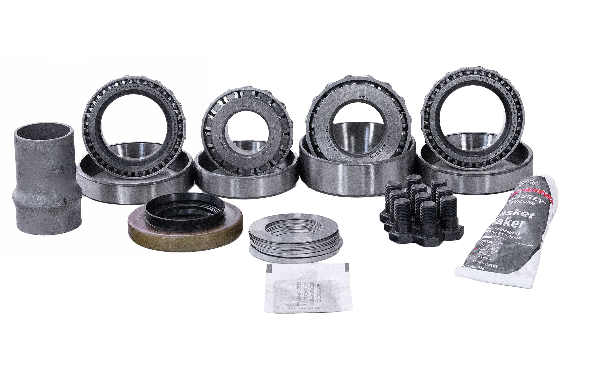 Toyota 8 Inch 4Cyl and V6 Front or Rear Axle Ring and Pinion Master Install Kit Revolution Gear