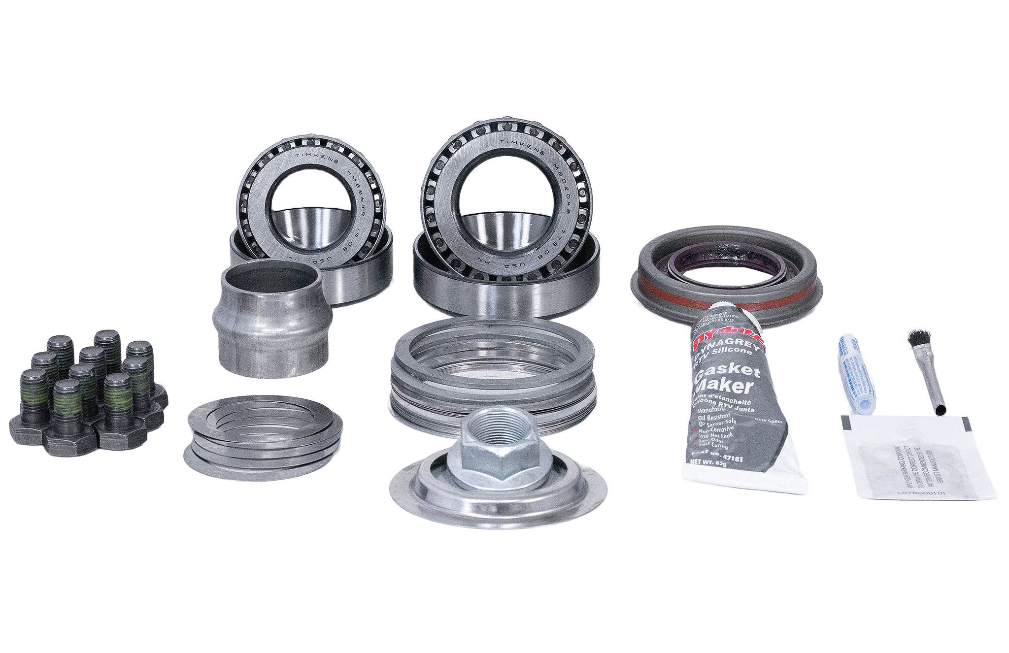 Dana 44 Front Axle Jeep Wrangler JK Rubicon Ring and Pinion Bearing Kit Revolution Gear