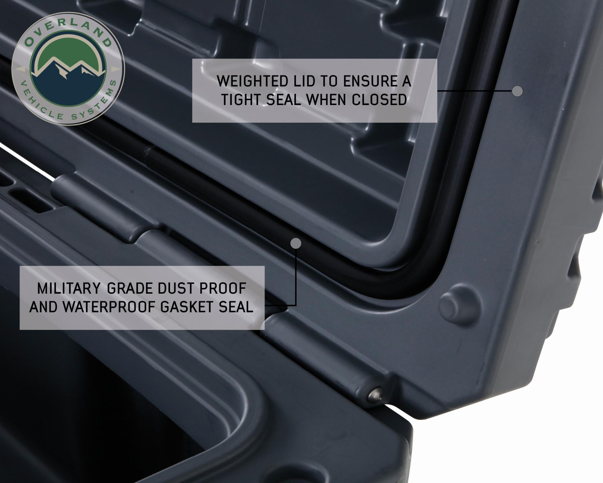OVS | Cargo Box | Stay Dry With Overland Vehicle Systems 53 Quart Dry Box Overland Vehicle Systems | 40100001