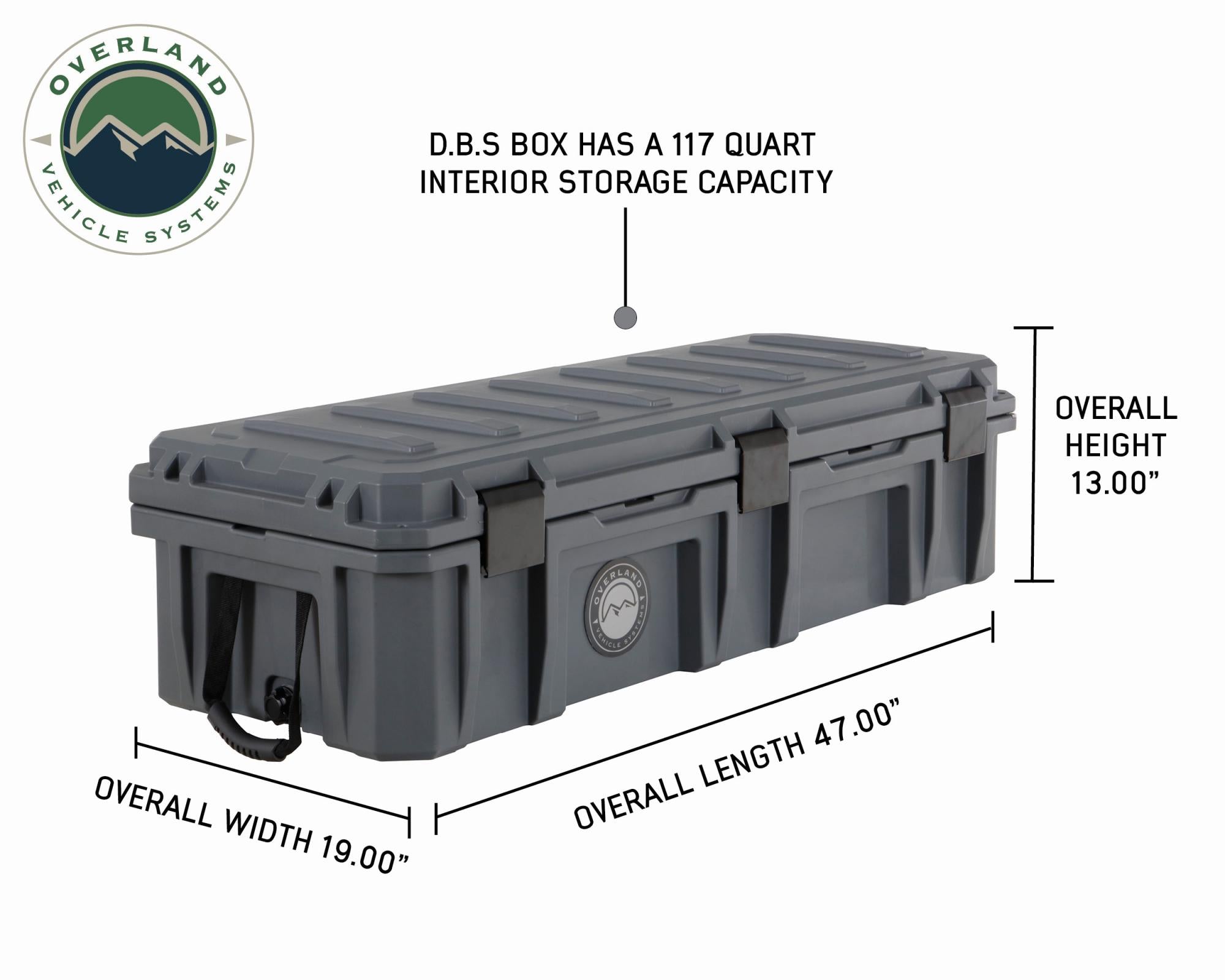 OVS | Cargo Box | Stay Dry With Overland Vehicle Systems 117 Quart Dry Box Overland Vehicle Systems | 40100021